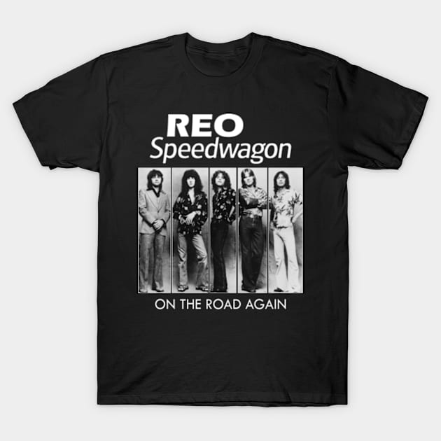 REO SPEEDWAGON BAND T-Shirt by Kurasaki